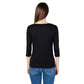 Black Cotton Tops & T-Shirt