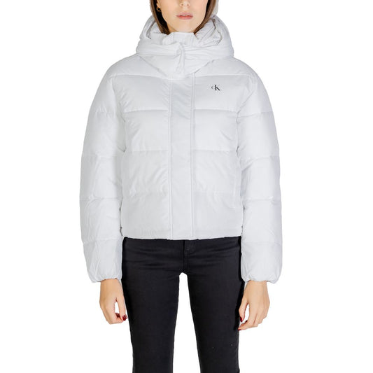 White Recycled Polyester Jackets & Coat