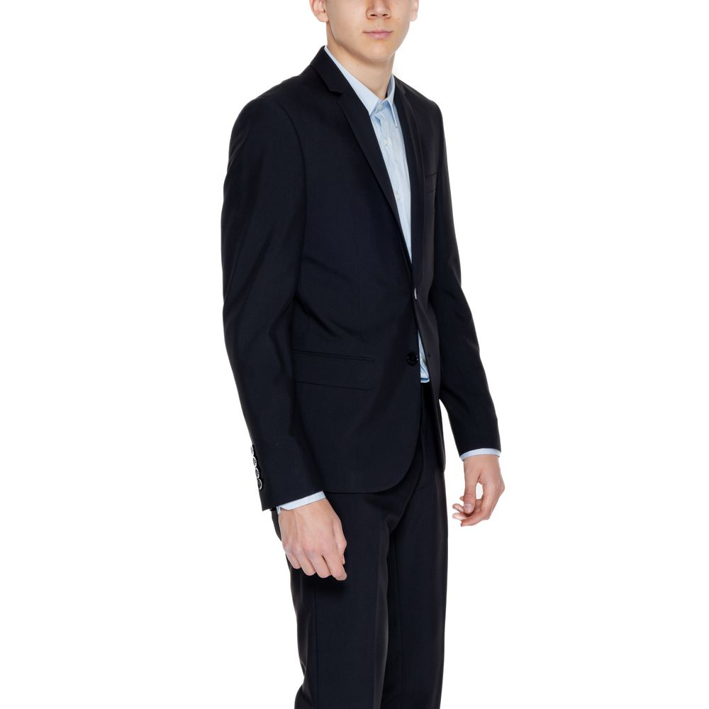 Black Polyester Suit