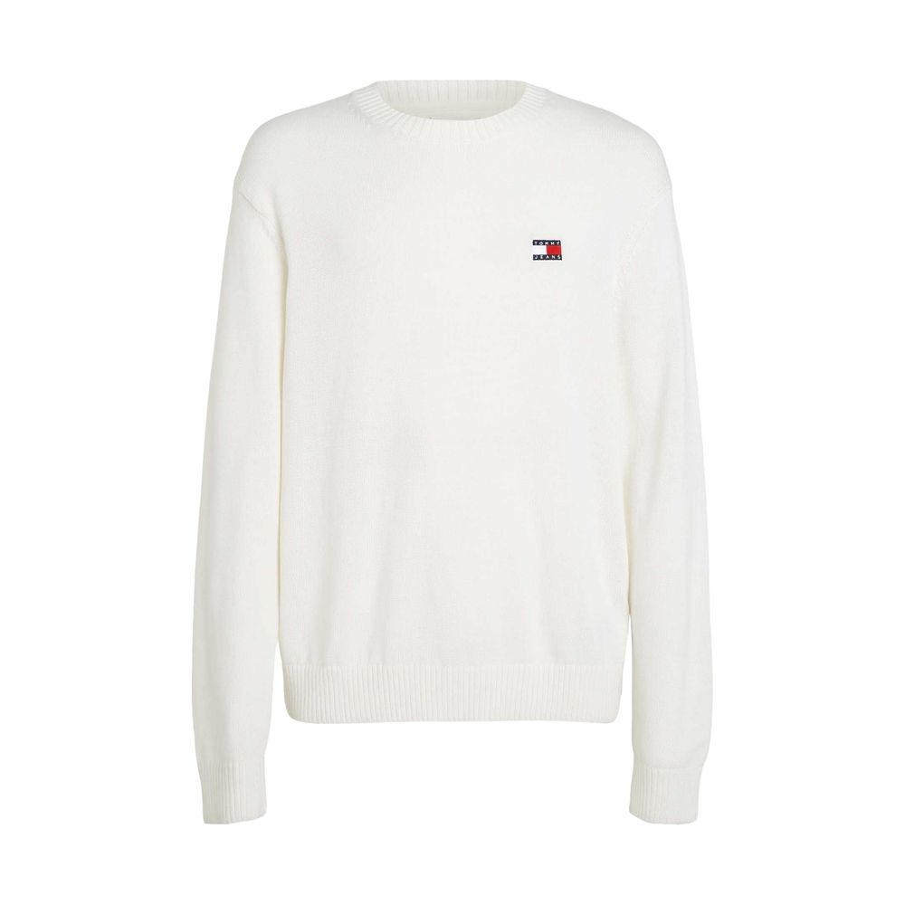 White Recycled Polyester Sweater