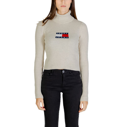 Beige Polyester Polyester Sweater