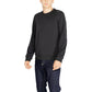 Black Polyester Polyester Sweater