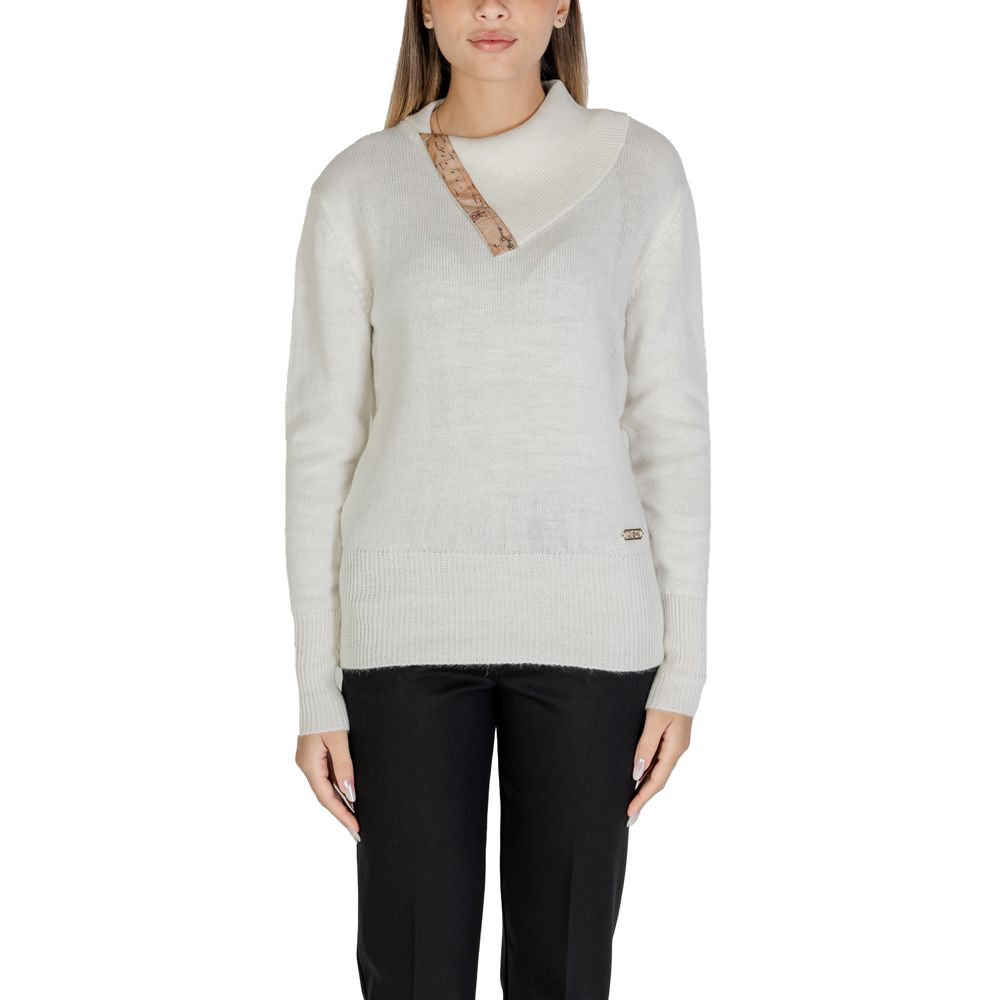 White Viscose Sweater