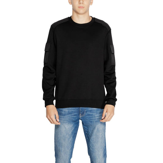 Black Cotton Sweater