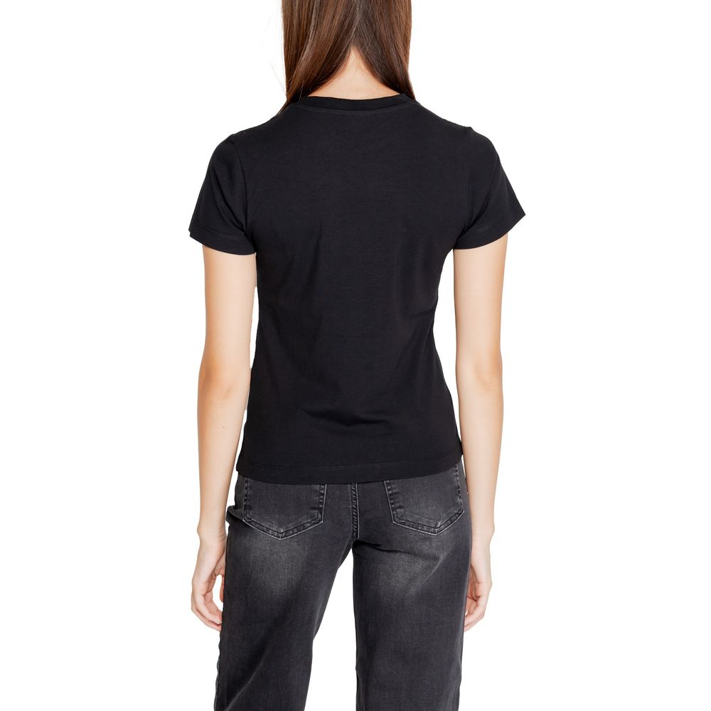 Black Cotton Tops & T-Shirt