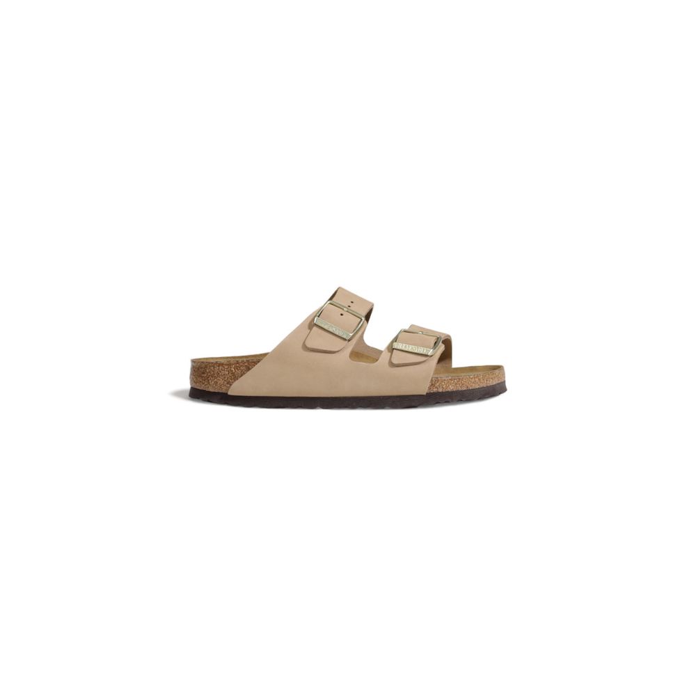 Beige Leather Leather Sandal