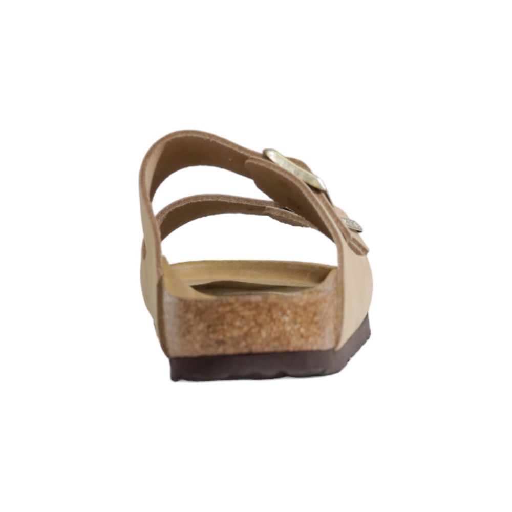 Beige Leather Leather Sandal