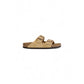 Beige Suede Leather Sandal