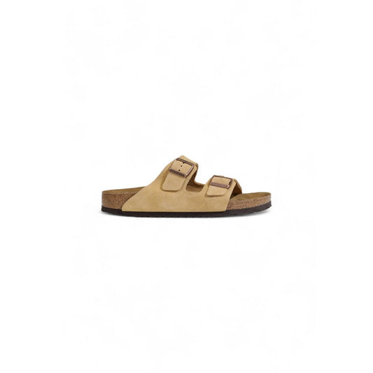 Beige Suede Leather Sandal