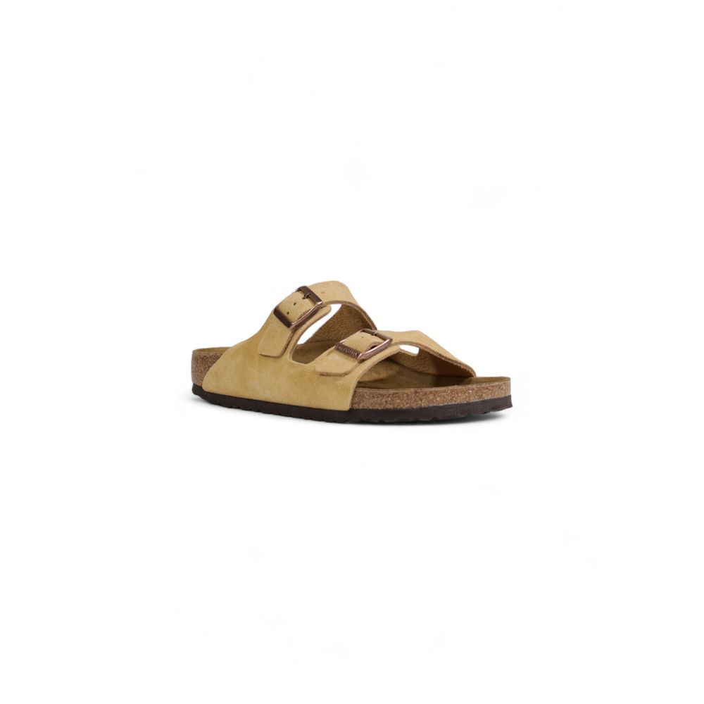 Beige Suede Leather Sandal