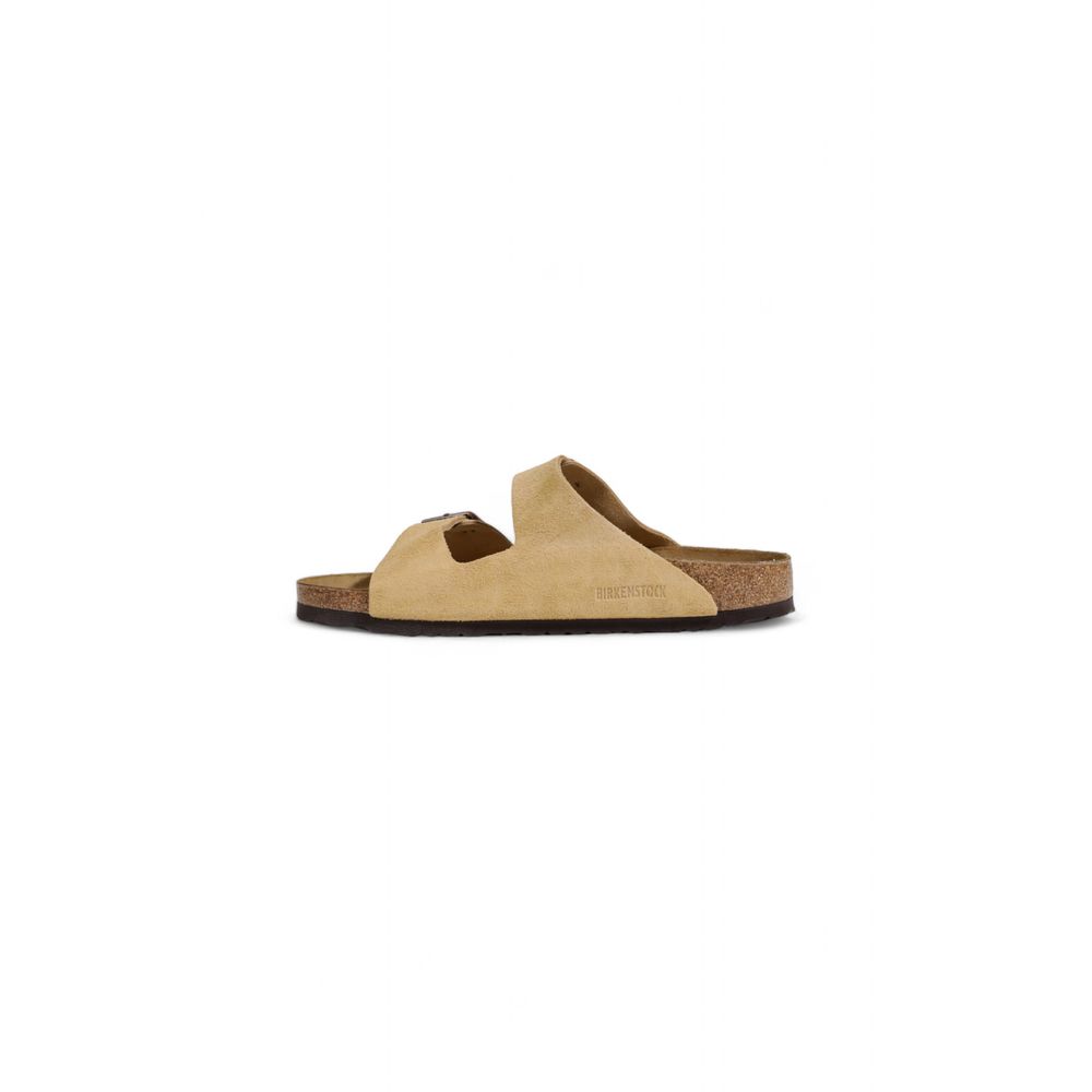 Beige Suede Leather Sandal