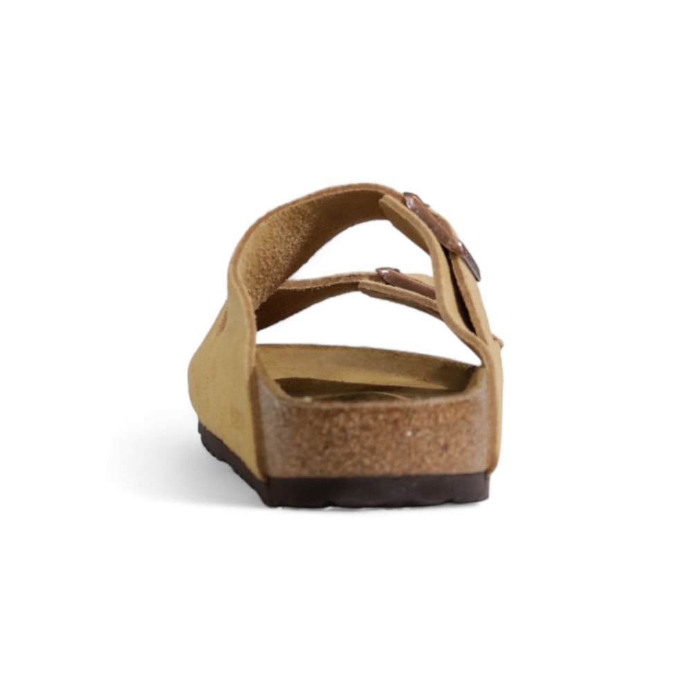 Beige Suede Leather Sandal