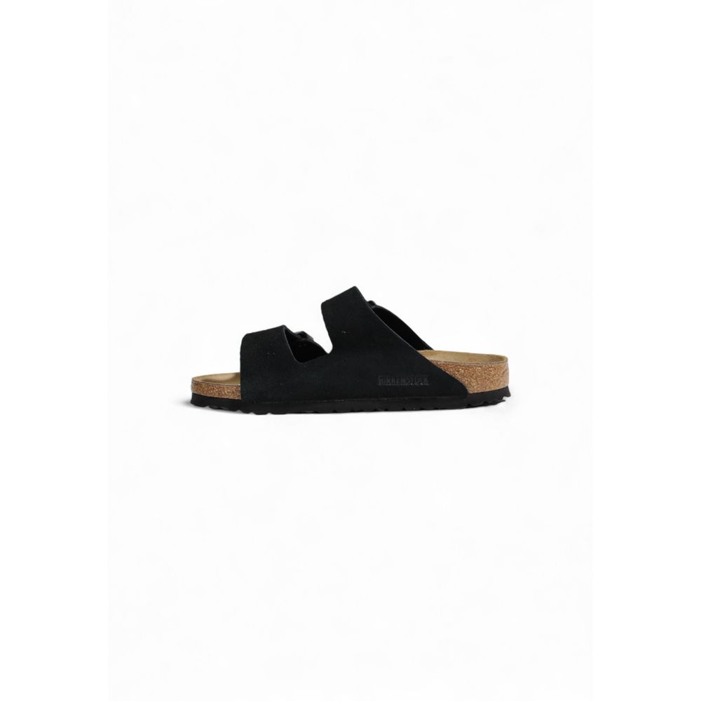 Black Suede Leather Sandal