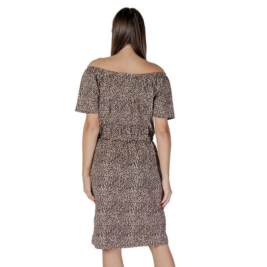 Beige Cotton Dress