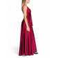 Bordeaux Polyester Dress