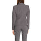 Gray Polyester Suits & Blazer