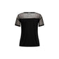 Black Cotton Tops & T-Shirt