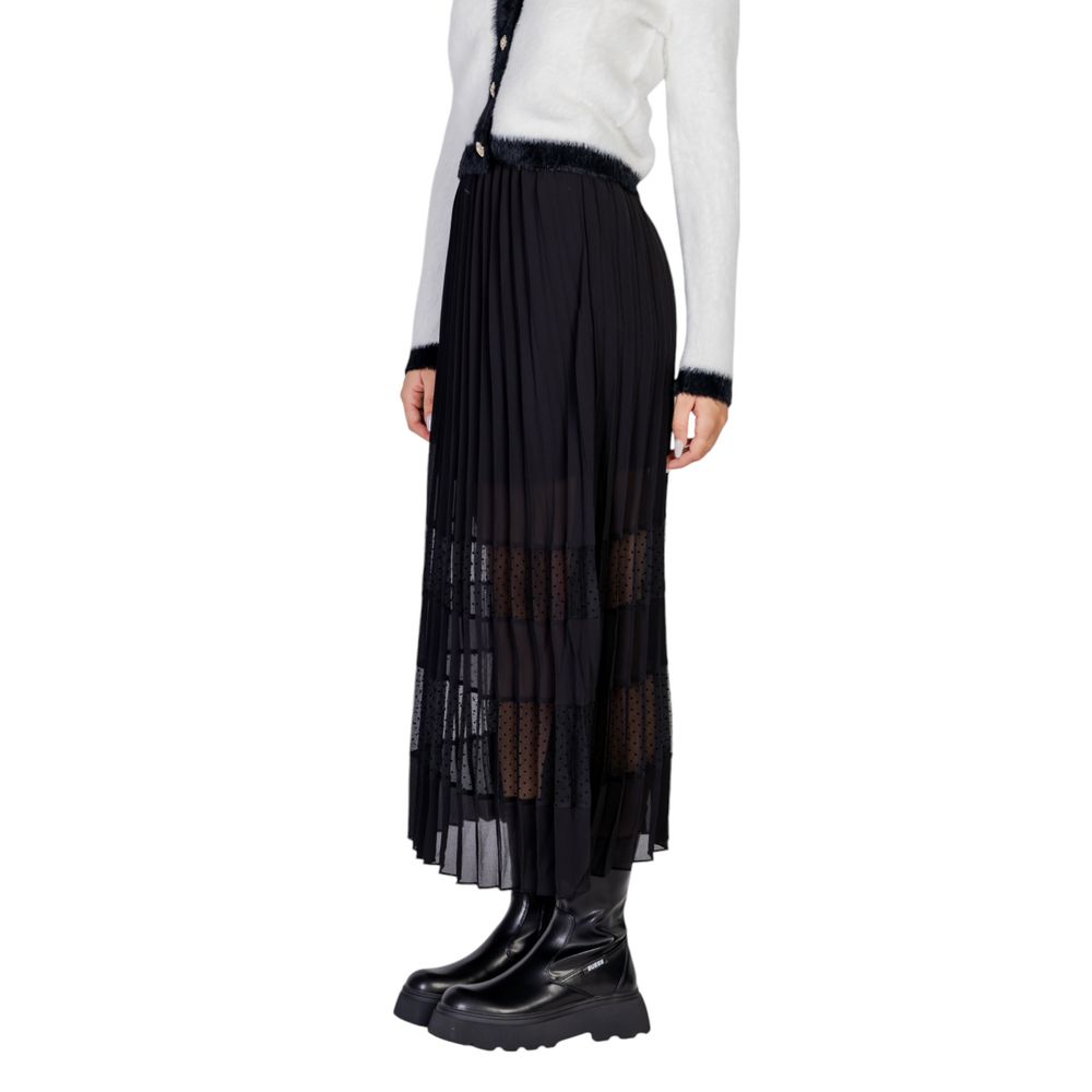 Black Polyester Skirt