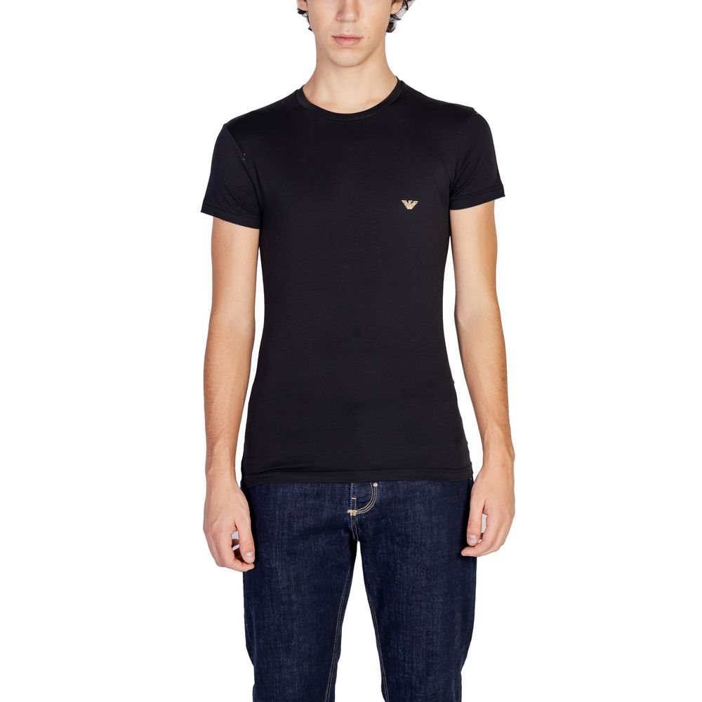 Black Cotton T-Shirt