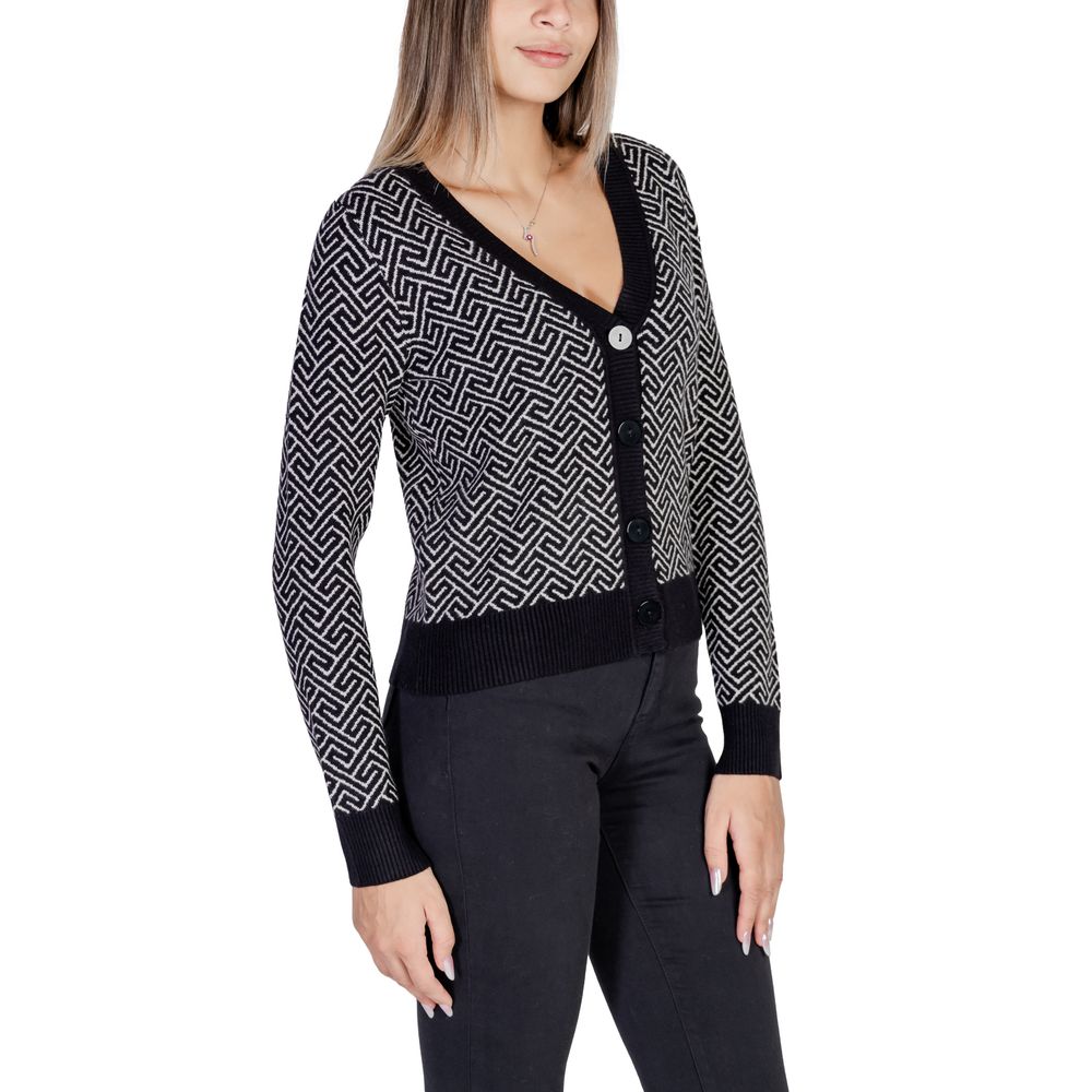 Black Viscose Cardigan