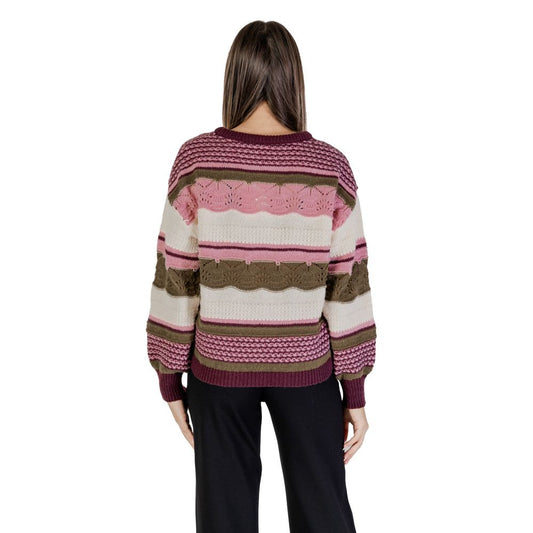 Multicolor Polyester Polyester Sweater