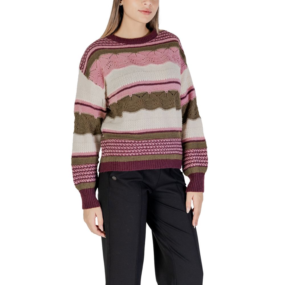 Multicolor Polyester Polyester Sweater