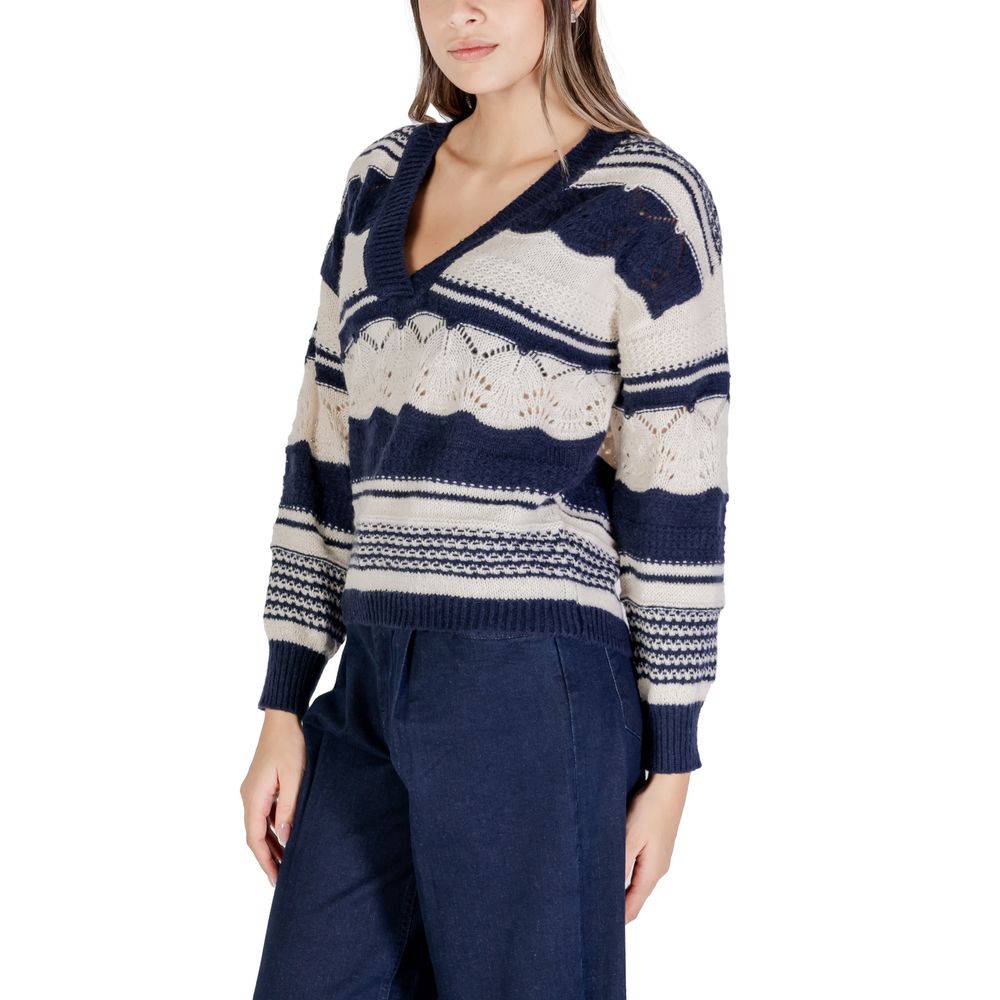 Blue Recycled Polyester Sweater