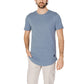 Blue Cotton T-Shirt