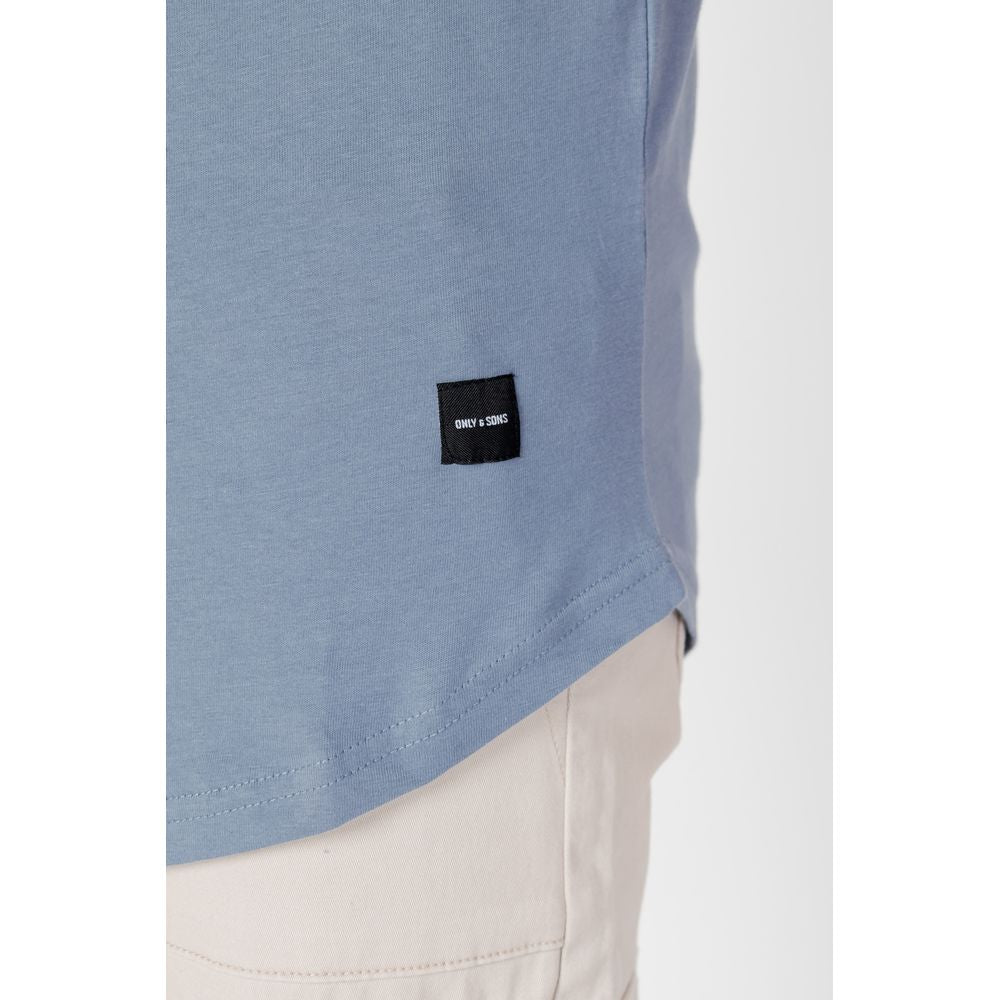 Blue Cotton T-Shirt