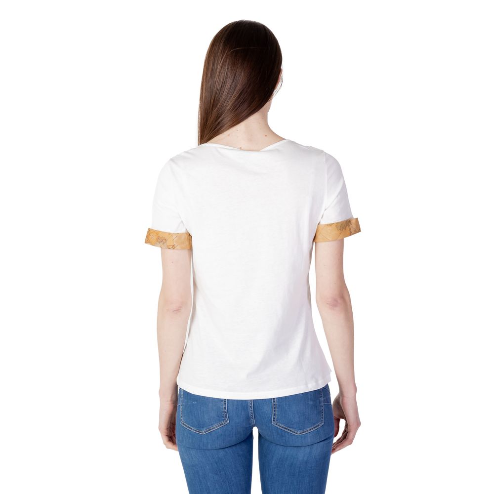 Cream Cotton Tops & T-Shirt