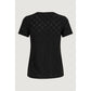 Black Polyester Tops & T-Shirt