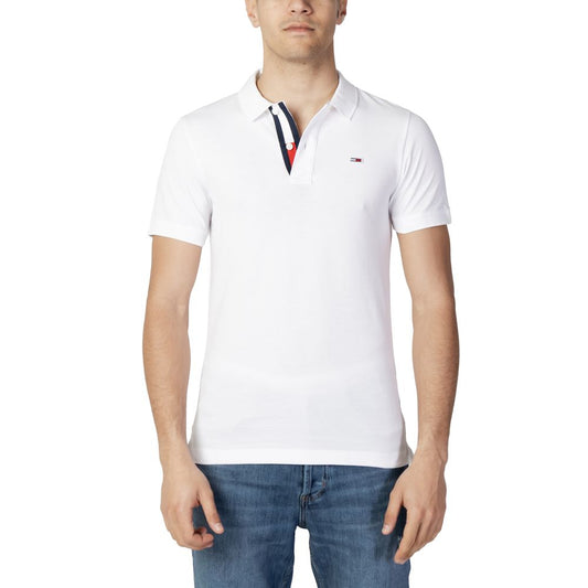 White Cotton Polo Shirt