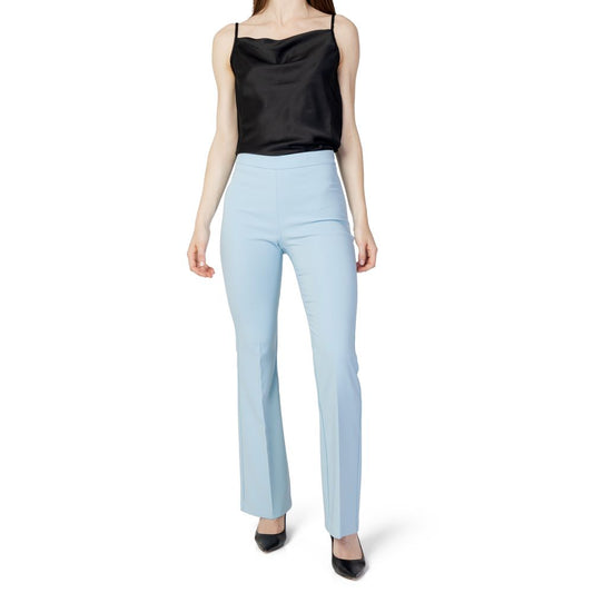 Blue Polyester Jeans & Pant