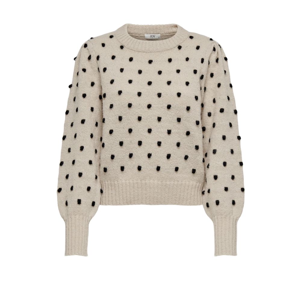 Beige Polyester Sweater