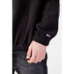 Black Polyester Polyester Sweater