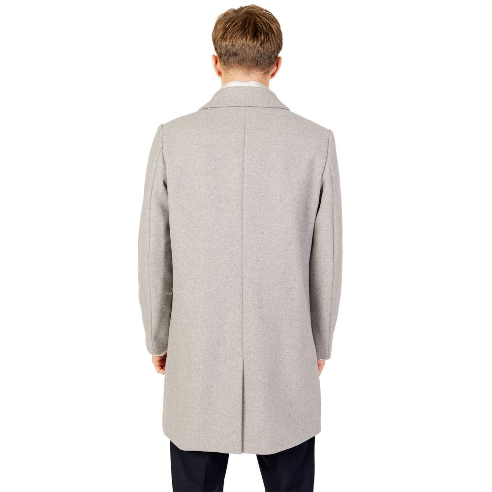 Gray Polyester Jacket