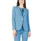 Turquoise Polyester Suits & Blazer