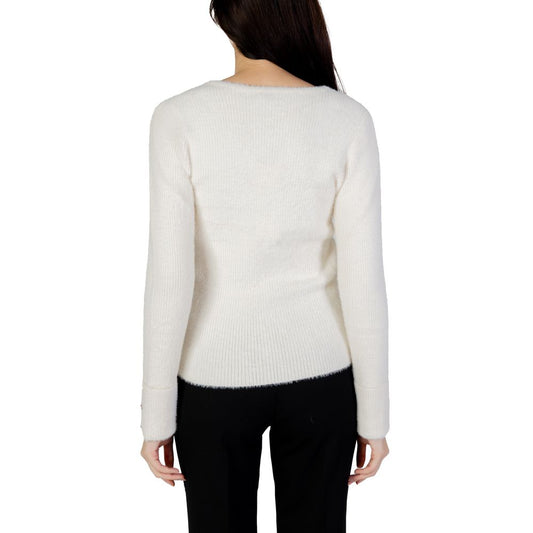 Cream Polyamide Sweater