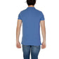 Blue Cotton Polo Shirt