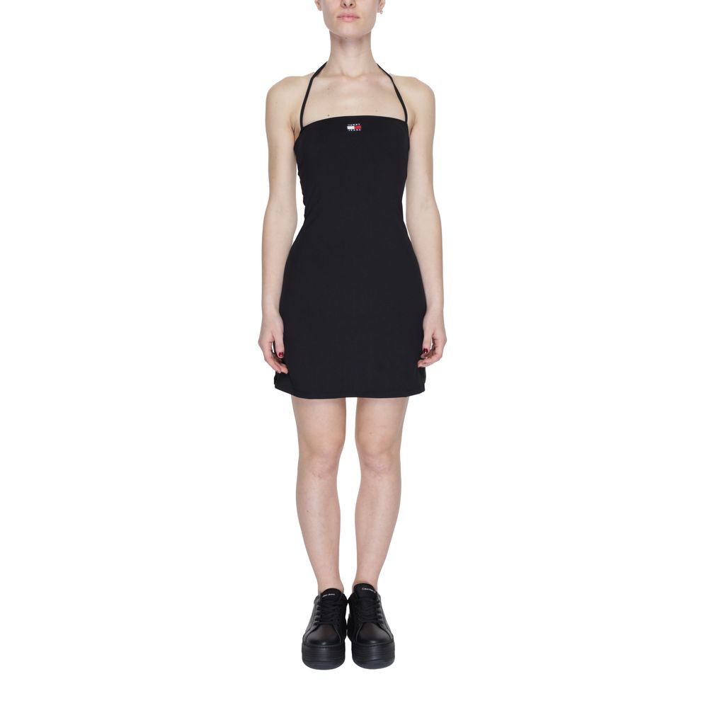 Black Polyester Polyester Dress