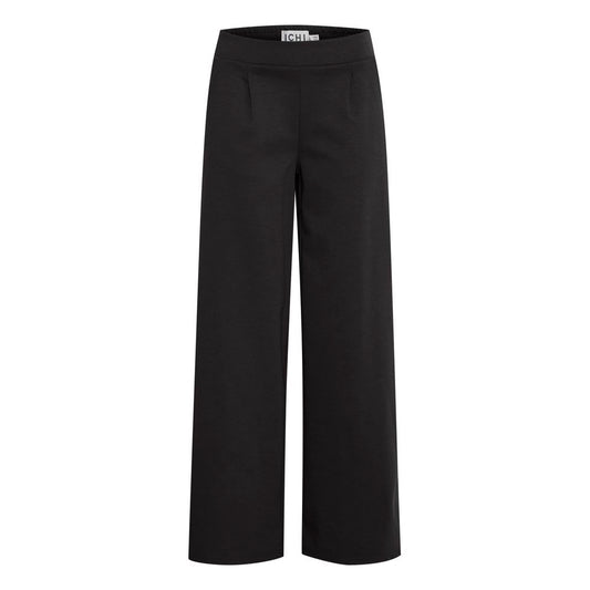 Black Polyethylene Polyethylene Jeans & Pant