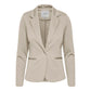 Beige Polyester Suits & Blazer