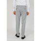 Gray Polyester Jeans & Pant