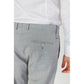 Gray Polyester Jeans & Pant