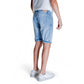 Light Blue Cotton Short