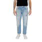 Light Blue Cotton Jeans & Pant