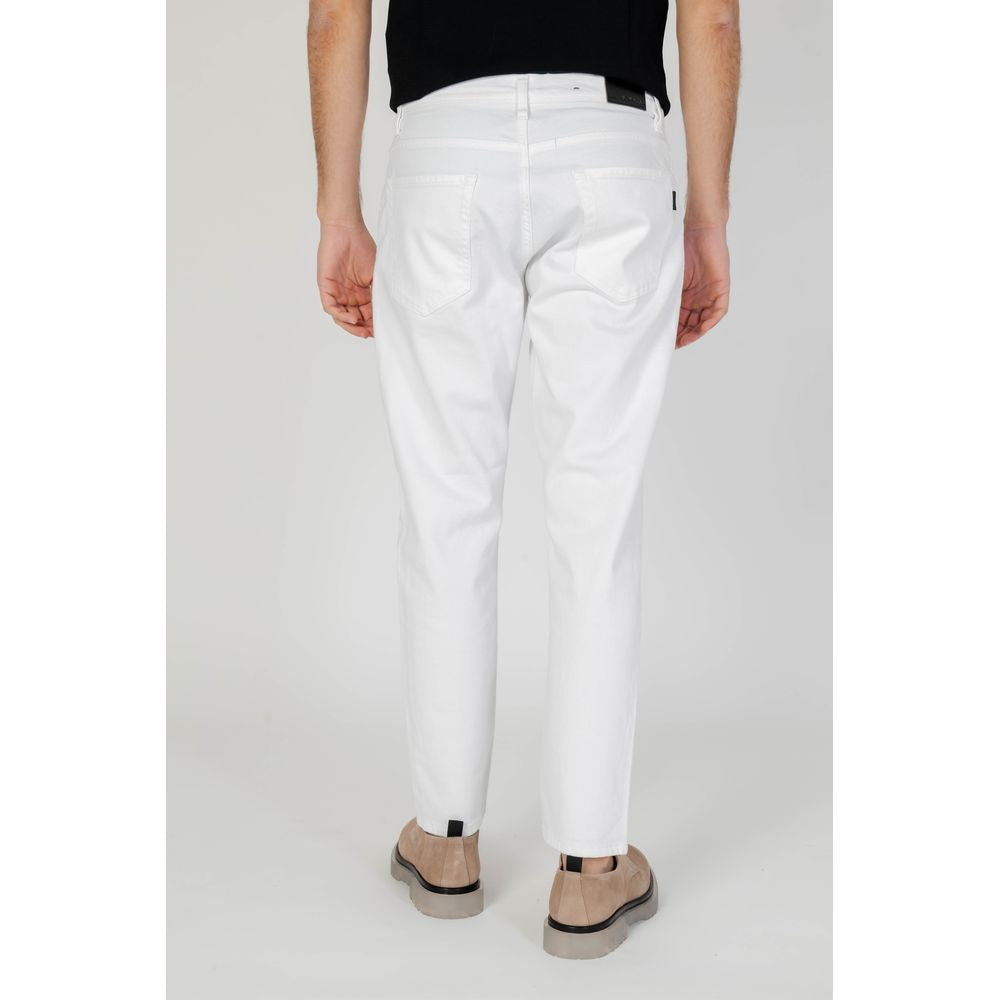 White Cotton Jeans & Pant