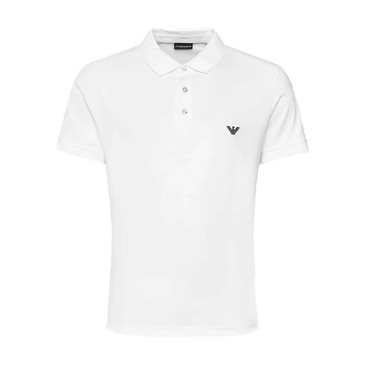 White Cotton Polo Shirt