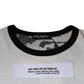 White Camouflage Cotton Round Neck T-shirt