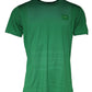 Green Cotton Round Neck Short Sleeve T-shirt